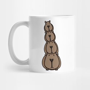 Leaning Tower or capybara Mug